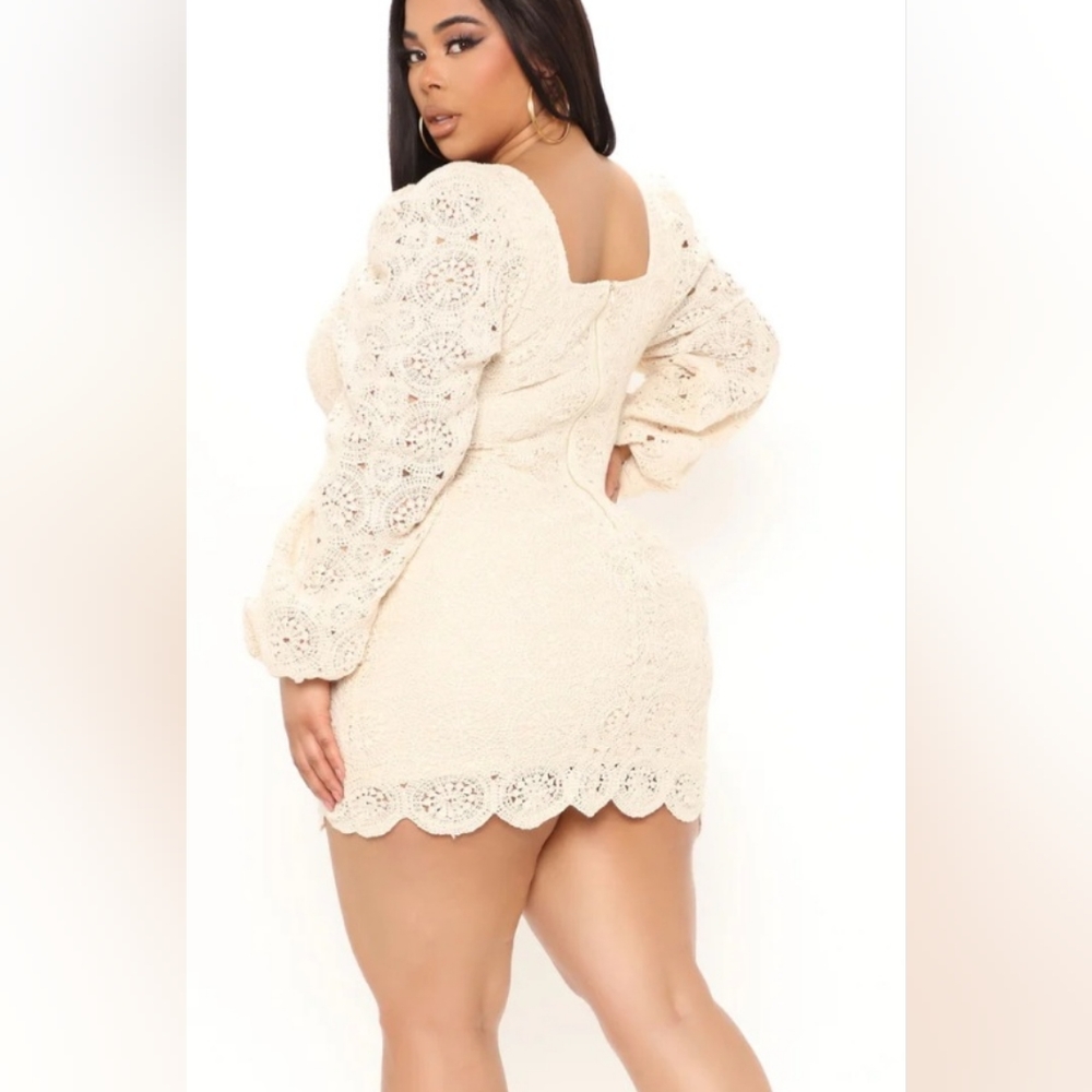 1x nwt no way crochet mini dress